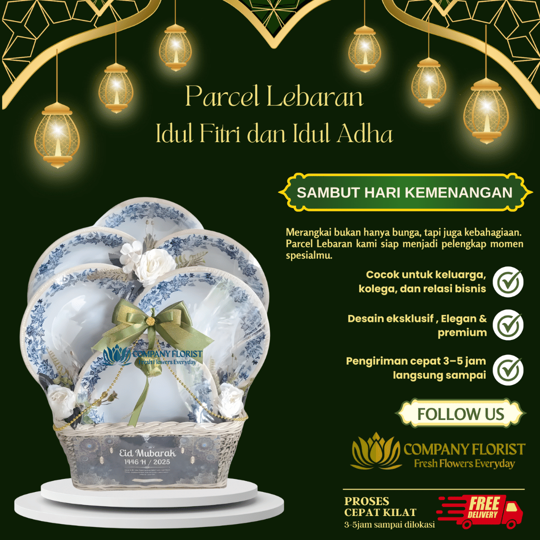 Parcel Lebaran Set Dinnerware Keramik Elegan – Company Florist